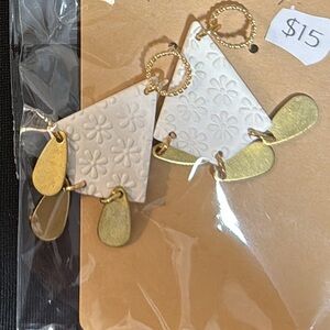 NEW HANDMADE CLAY EARRINGS